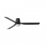 Faro Ventilador Punt Tub M Led Ventilador Negro-Nogal Tuya 33830Wt-1Tw