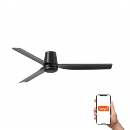 Faro Ventilador Punt Tub M Ventilador Negro-Nogal Tuya 33830Wt