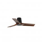 Faro Ventilador Heywood Tub S Negro-Nogal 33837