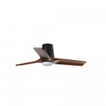 Faro Ventilador Heywood Tub Led S Negro-Nogal 33837-1Tw