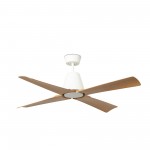 Faro Ventilador Typhoon M Led Ventilador Blanco-Madera Wiz 34105Ww-130