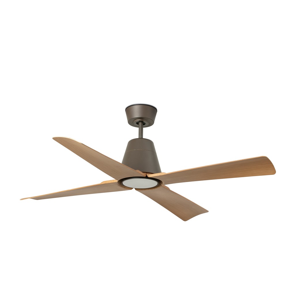 Faro Ventilador Typhoon M Led Ventilador Marron-Madera Wiz 34106Ww-130