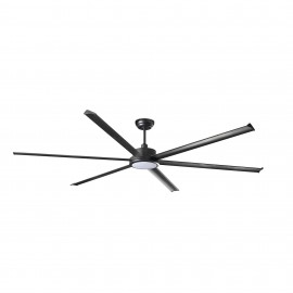 Faro Ventilador Rotterdam 25 Xxl Led Ventilador Negro 34207-130