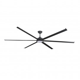 Faro Ventilador Rotterdam 30 Xxl Led Ventilador Negro 34211-130