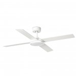 Faro Ventilador Saint Ø1320mm Blanco 4 Palas Blancas 24w Cct