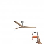 Faro Ventilador Klim M Ventilador Blanco-Madera Pino Tuya 34280Wt