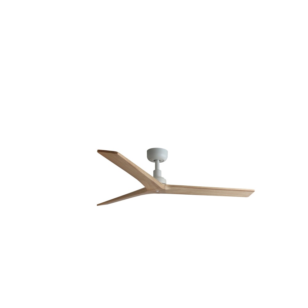 Faro Ventilador Klim M Ventilador Blanco-Madera Pino Wiz 34280Ww