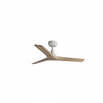 Faro Ventilador Klim S Ventilador Blanco-Madera Roble Wiz 34281Ww