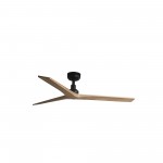 Faro Ventilador Klim M Ventilador Negro-Madera Pino Wiz 34283Ww