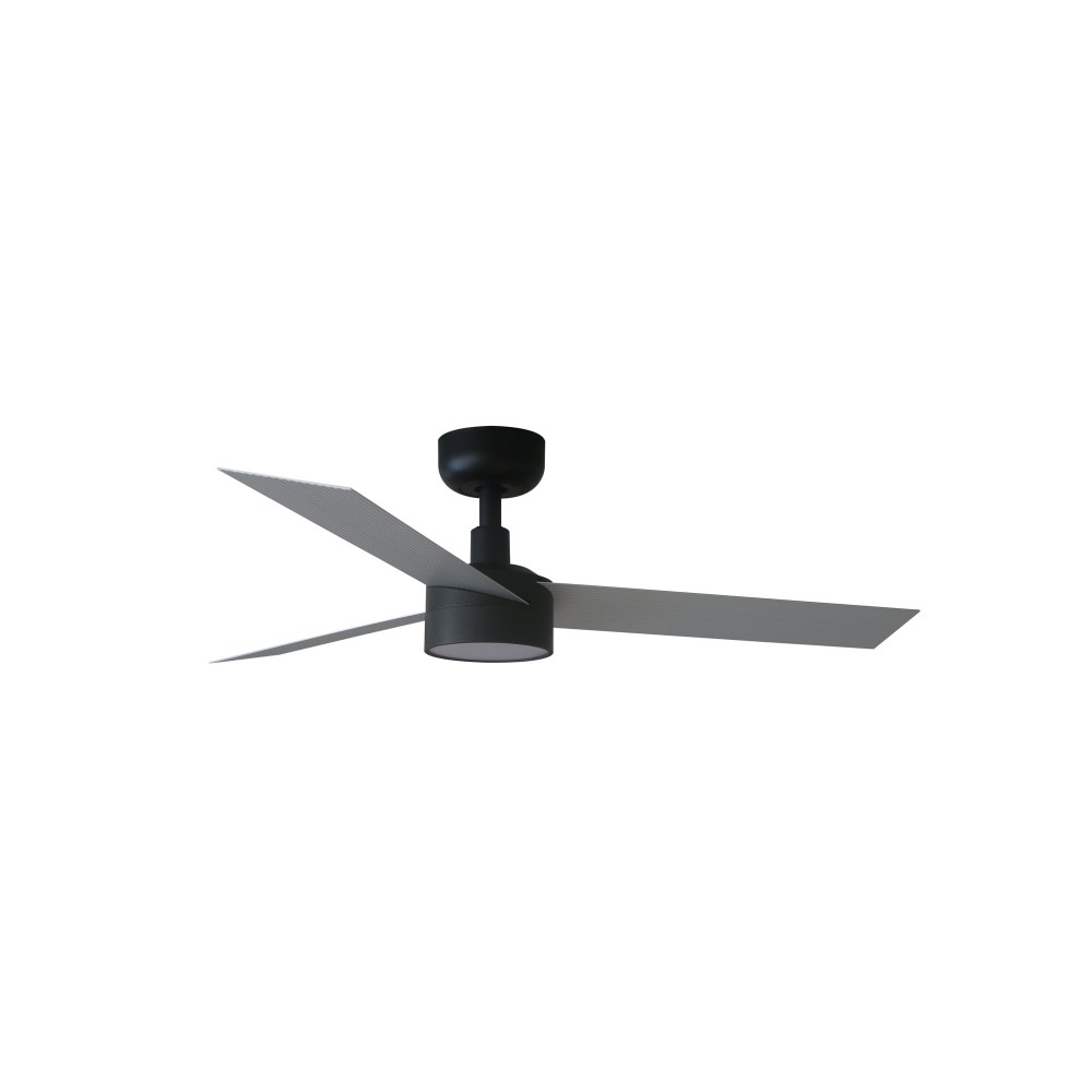Faro Ventilador Cruiser S Led Ventilador Negro-Aluminio Wiz 34285Ww-1Tw