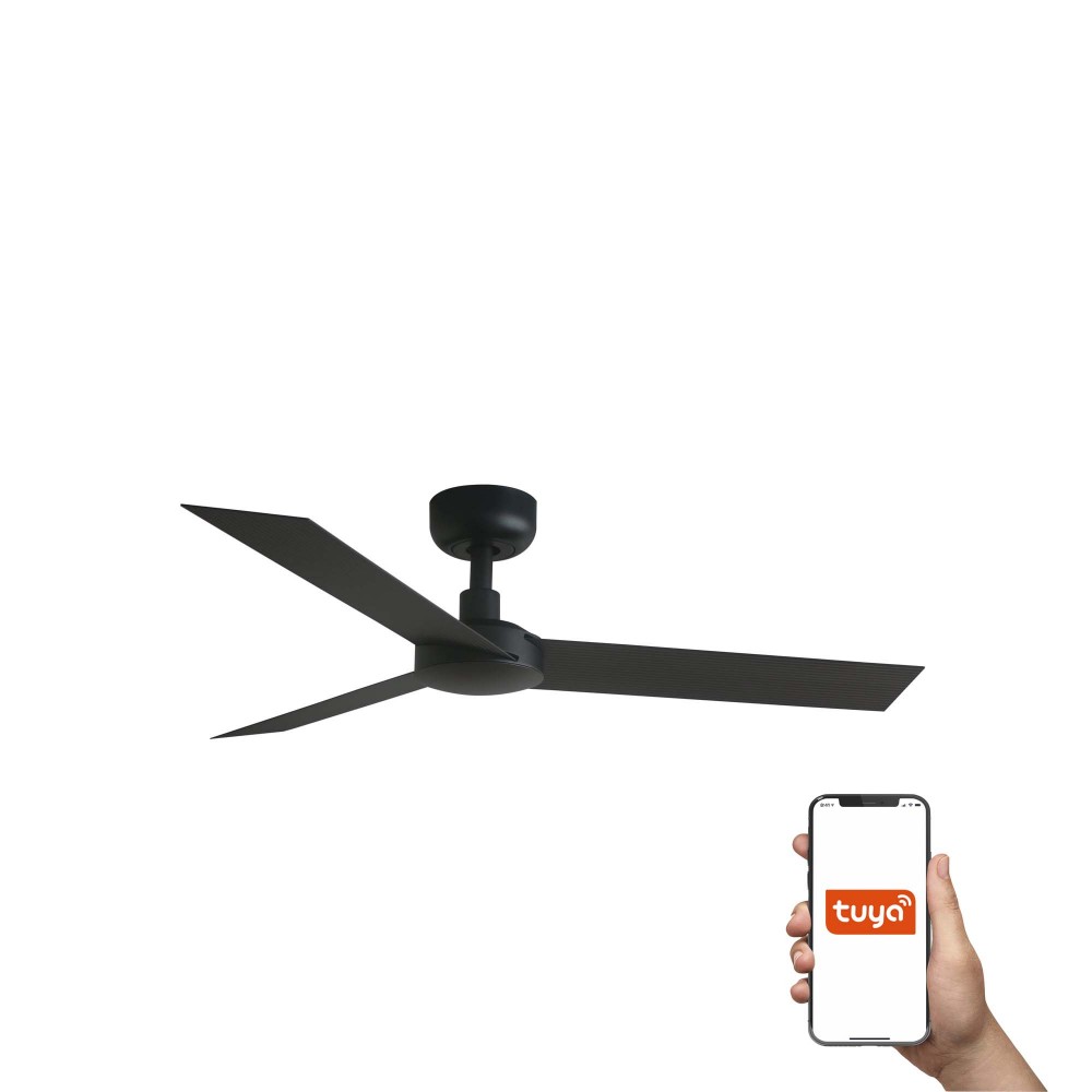 Faro Ventilador Cruiser S Ventilador Negro Tuya 34289Wt