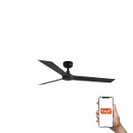 Faro Ventilador Cruiser L Ventilador Negro Tuya 34291Wt