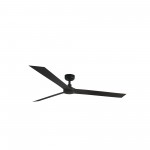 Faro Ventilador Cruiser Xl Ø1600mm Negro 3 Palas Negras
