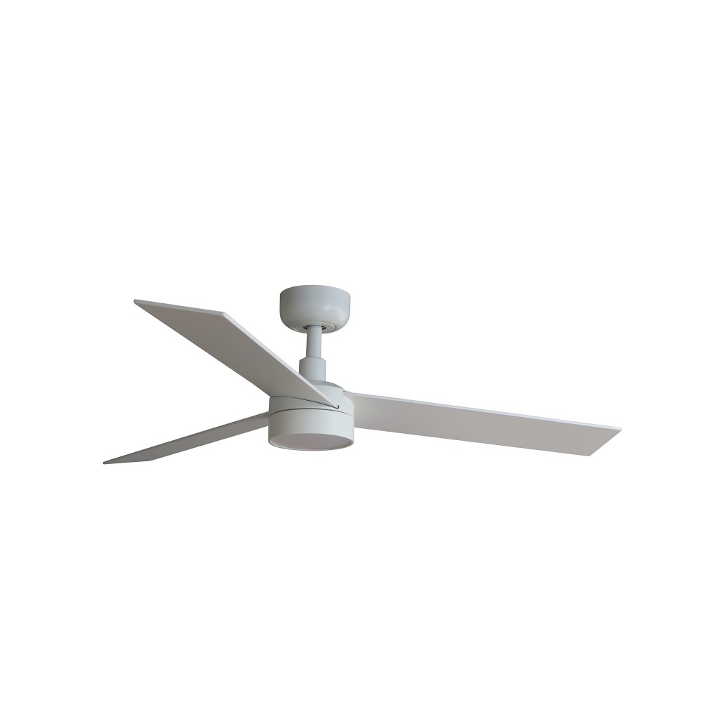 Faro Ventilador Rudder S Led Ventilador Blanco-Fresno Wiz 34295Ww-1Tw