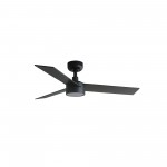 Faro Ventilador Rudder S Led Ventilador Negro-Nogal Wiz 34296Ww-1Tw