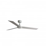 Faro Ventilador Rudder L Ø1320mm Blanco 3 Palas Blancas Fresno