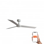 Faro Ventilador Rudder L Ventilador Blanco-Fresno Tuya 34297Wt