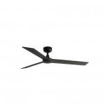 Faro Ventilador Rudder L Ventilador Negro-Nogal Wiz 34298Ww