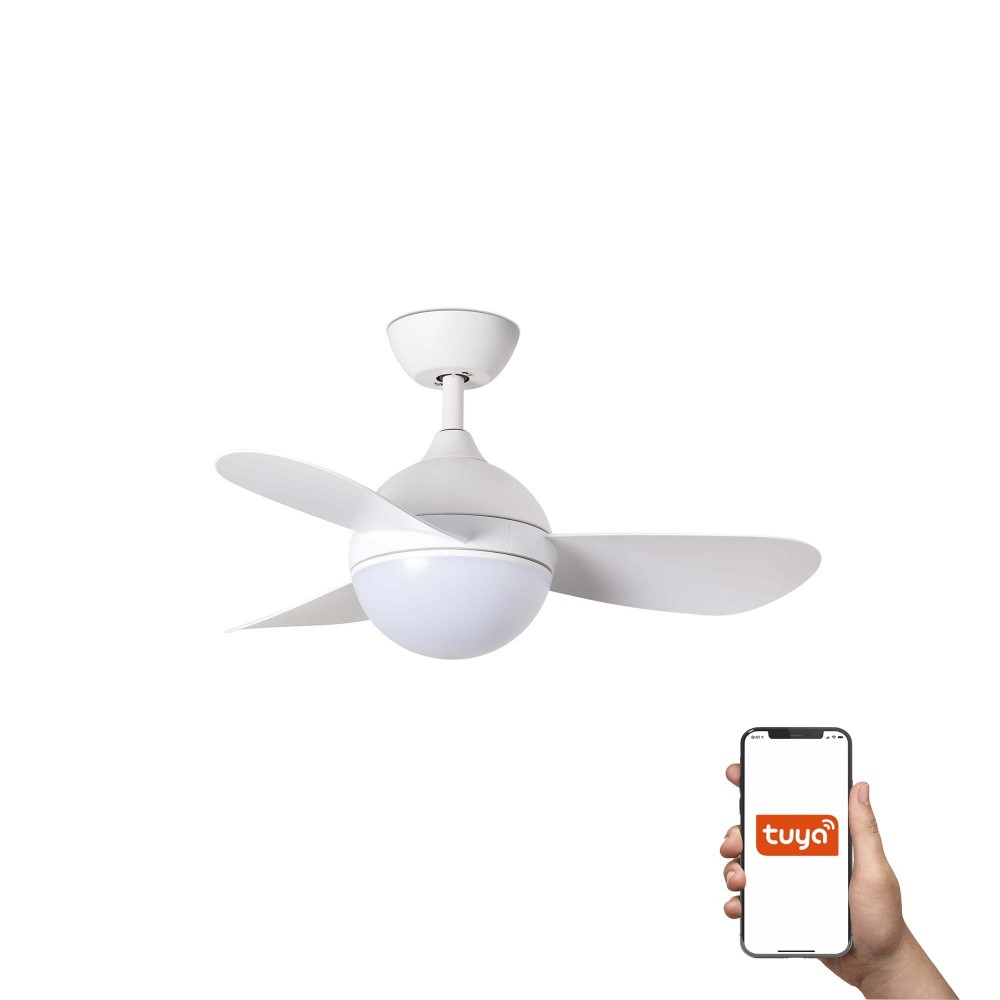 Faro Ventilador Hvar S Ventilador Blanco Tuya 34300Wt