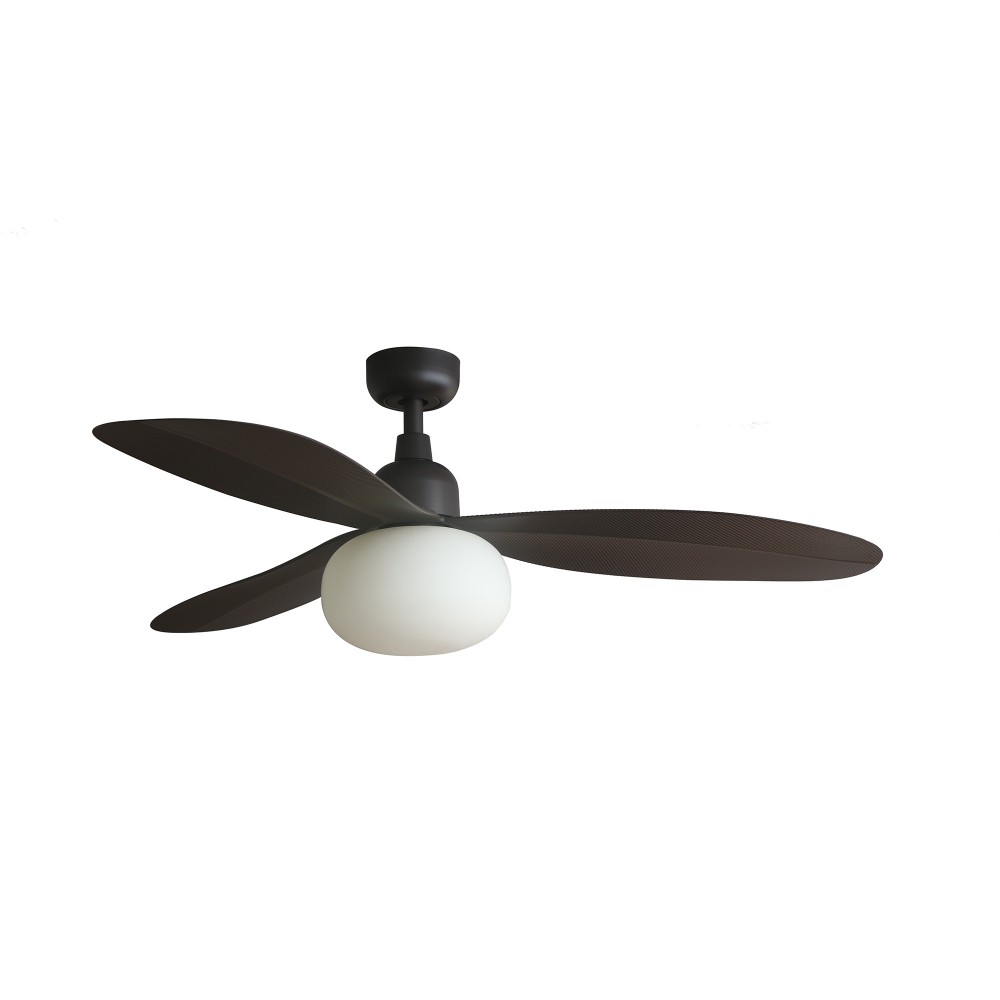 Faro Ventilador Palma M Ventilador Marron Ip44 E27 Wiz 34301Ww-11L