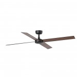Faro Ventilador Rudder L 4 Ventilador Negro-Nogal 34356