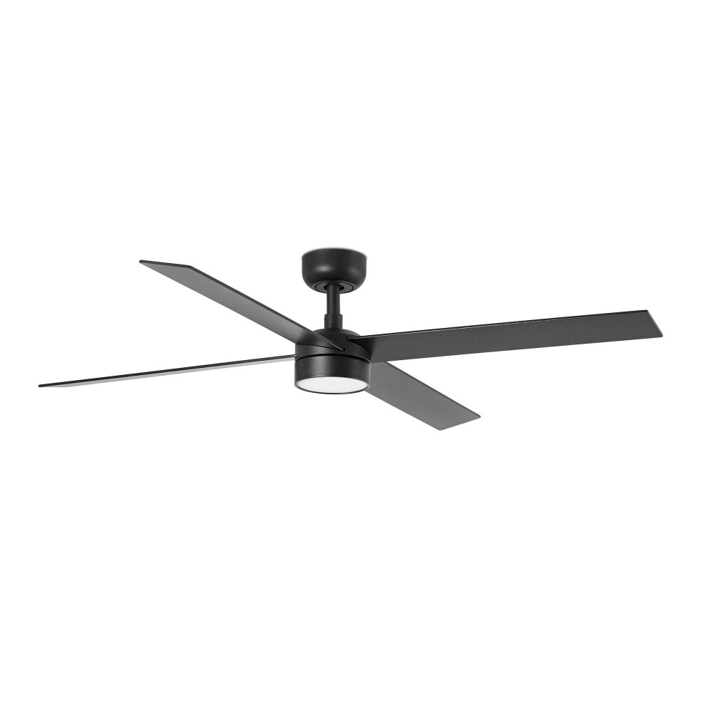 Faro Ventilador Rudder L 4 Ventilador Negro-Nogal 34356-1Tw