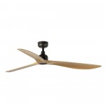 Faro Ventilador Outwood L Ventilador Marron-Madera Roble Ip44 34360