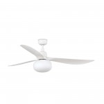 Faro Ventilador Outwood L Ventilador Blanco Ip44 1X27 34363-11L
