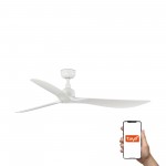 Faro Ventilador Outwood L Ventilador Blanco Ip44 Tuya 34363Wt
