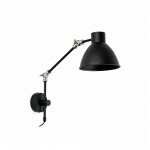 Faro Celia Aplique Negro 1 X E14 40070