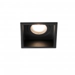 Faro Hyde Negro Cuadrado Fijo Gu10 40117