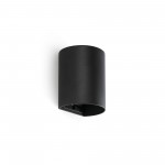 Faro Sole Aplique Redondo Negro 40523