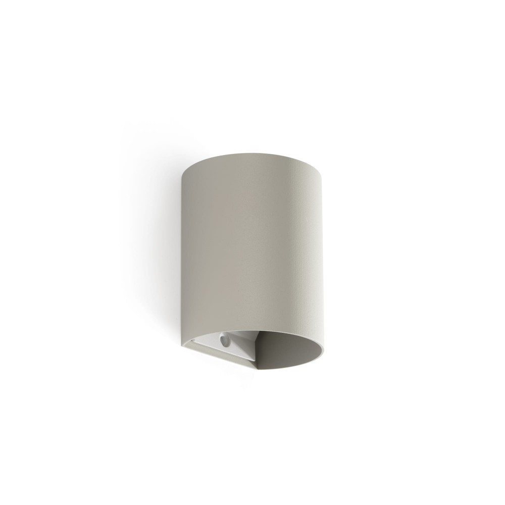 Faro Sole Aplique Redondo Gris 40524