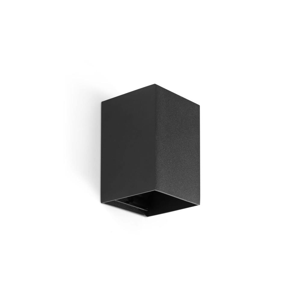Faro Lune Aplique Cuadrado Negro 40531