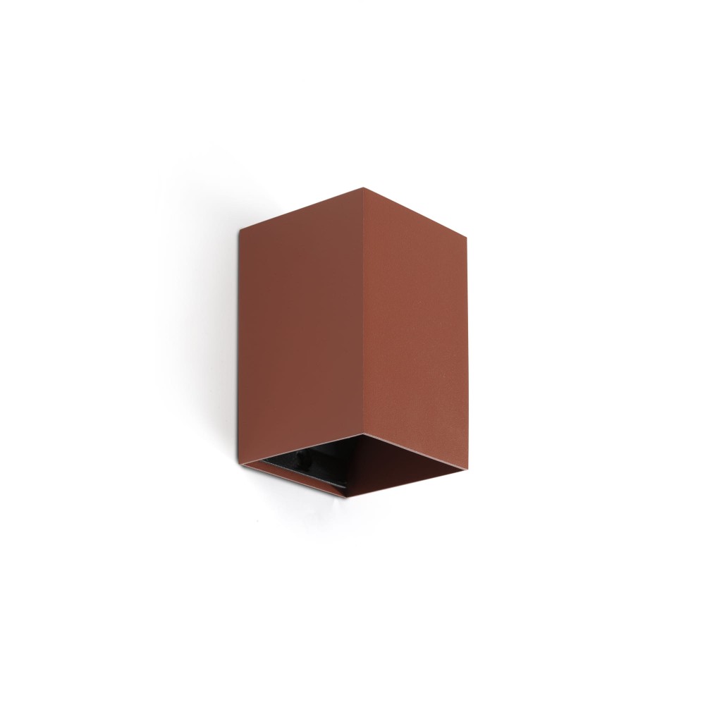 Faro Lune Aplique Cuadrado Terracota 40533
