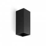 Faro Lune 2L Aplique Cuadrado Negro 40547