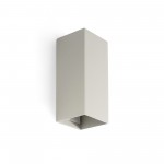 Faro Lune 2L Aplique Cuadrado Gris 40548