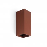 Faro Lune 2L Aplique Cuadrado Terracota 40549