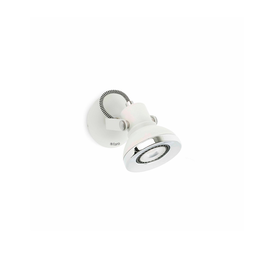 Faro Ring-1 Aplique Blanco 1Xgu10 8W 40550