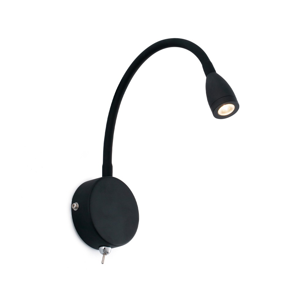 Faro Loke Lector Negro Led 3W 3000K 41020