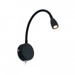 Faro Loke Lector Negro Led 3W 3000K 41020