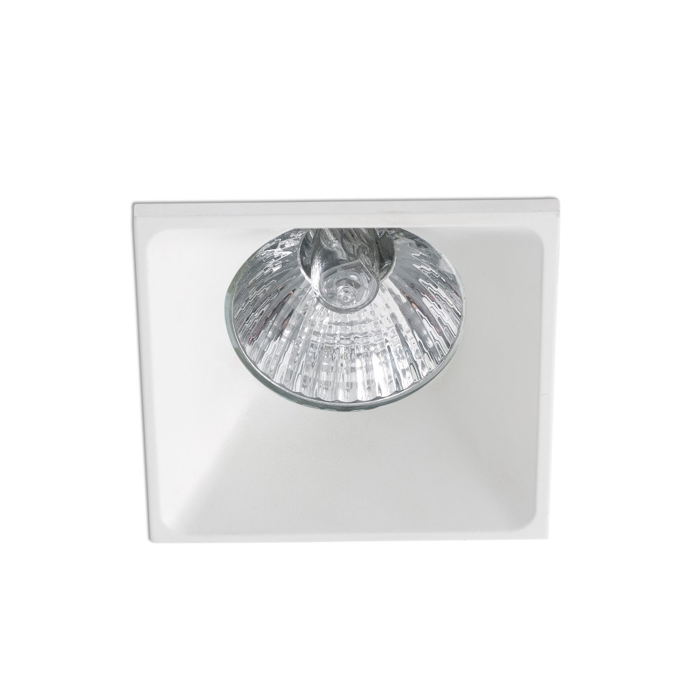 Faro Neon Empotrable Cuadrado Blanco 1Xgu10-Mr16-Led 43400