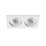 Faro Argon-2 Empotrable Cuadr Orient Blanco 2Xgu10-Mr16 43403