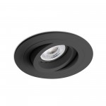 Faro Radon Orientable Emp.Redondo Negro Gu10-Mr16-Led 43408