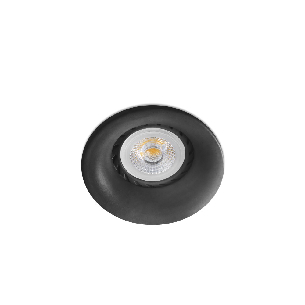 Faro Neon Empotrable Redondo Negro 1Xgu10-Mr16-Led 43409