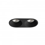 Faro Gas 2L Empotrable Negro 43421