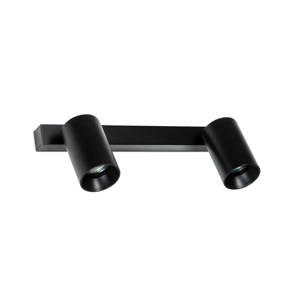 Faro Stan Aplique Negro 2Xgu10 43743