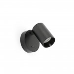 Faro Stan Aplique Negro Con Interruptor 1xgu10