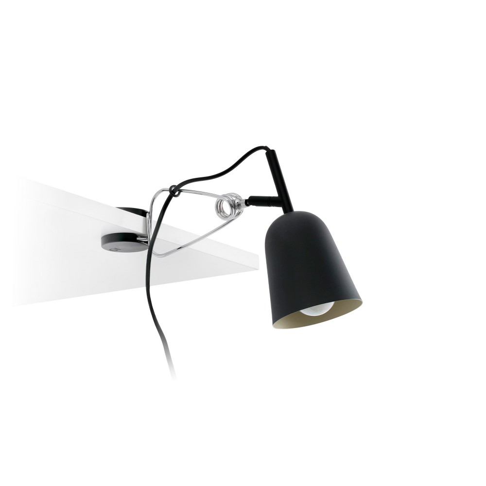 Faro Studio Pinza Negro-Crema E14 51133