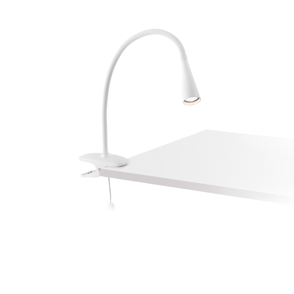 Faro Lena Flexo Pinza Blanco Led 3W 4000K 52059